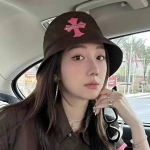 chrome hearts cross patch bucket hat